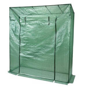 Paradajkový skleník s oceľovou rúrkou a fóliou, Š 195 x V 215 x H 60 cm.