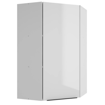 Deftrans Horná rohová kuchynská skrinka Belluno 1D, biela, 60 x 100 x 60 cm