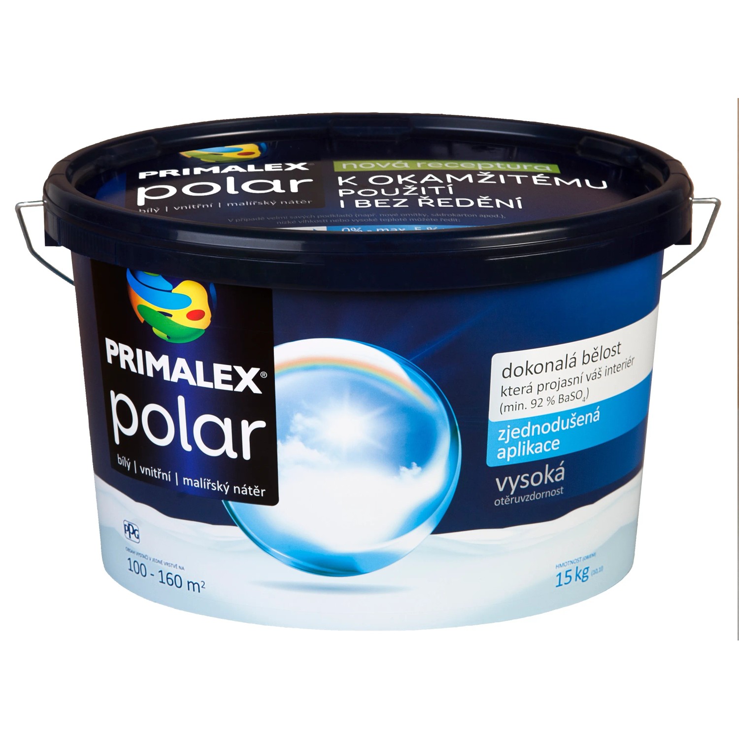 E-shop PRIMALEX Vnútorný maliarsky náter Polar biely 15 kg