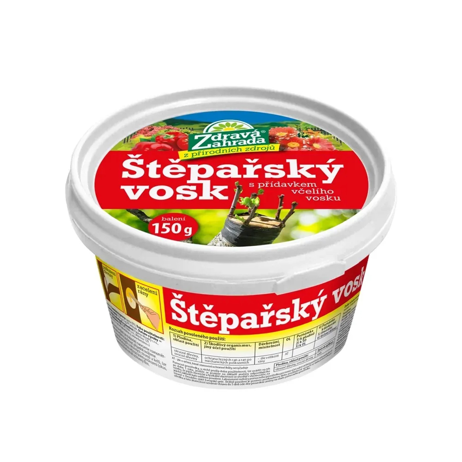E-shop Zdravá záhrada Štepársky vosk s prídavkom včelieho vosku 150 g