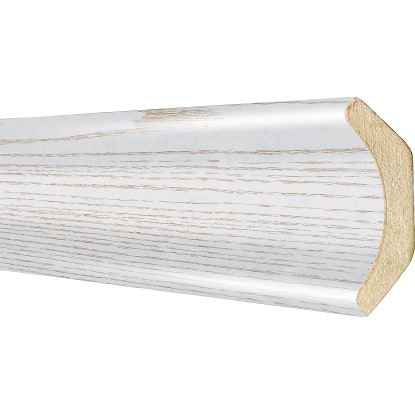 Lišta so žľabom jaseň biela fóliovaná 22 mm x 22 mm dĺžka 2600 mm