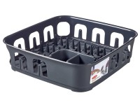 Curver Odkvapkávač na riad Essential, antracitová, 39 x 39 x 11 cm