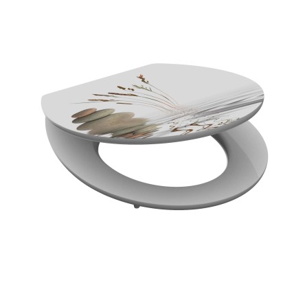 Eisl WC doska Balance drevené jadro s automatickým sklápaním