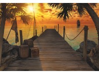 Komar Fototapeta Treasure Island 368 x 254 cm, 8-dielna