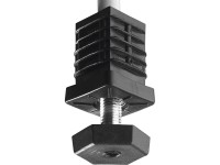 Hettich Plastová koncovka s nastavovacou skrutkou a závitom M8, 1 ks