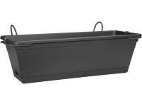 Ebert Hranatý kvetináč s príslušenstvom 28 cm x 50 cm x 20 cm antracitový