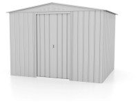 Globel Plechový domček na náradie Tower 108, metalická strieborná, 247 x 308 cm