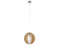 Závesné svietidlo Cossano priemer 30 cm farba javora