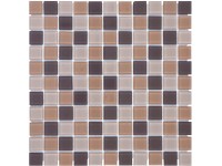 Euro Stone Sklenená mozaika Hellbraun Mix 30 x 30 cm Euro Stone Sklenená mozaika Hellbraun Mix 30 x 30 cm