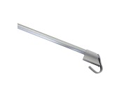 Gardinia Rozperná vitráž pr. 10/12 mm, strieborná 45-75 cm