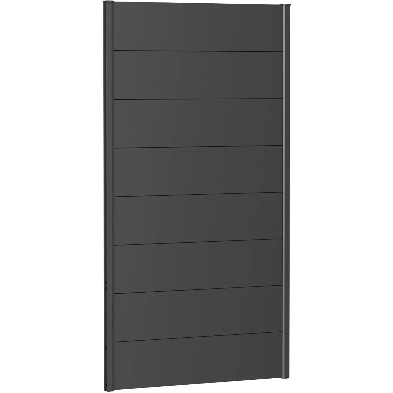 E-shop Biohort Plný plot bez presklenia tmavo sivý, 100 x 180 cm