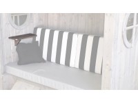 Weka Bočný odkladací stolík pre záhr. posedenie Bozen a Merano, strieborno-sivý