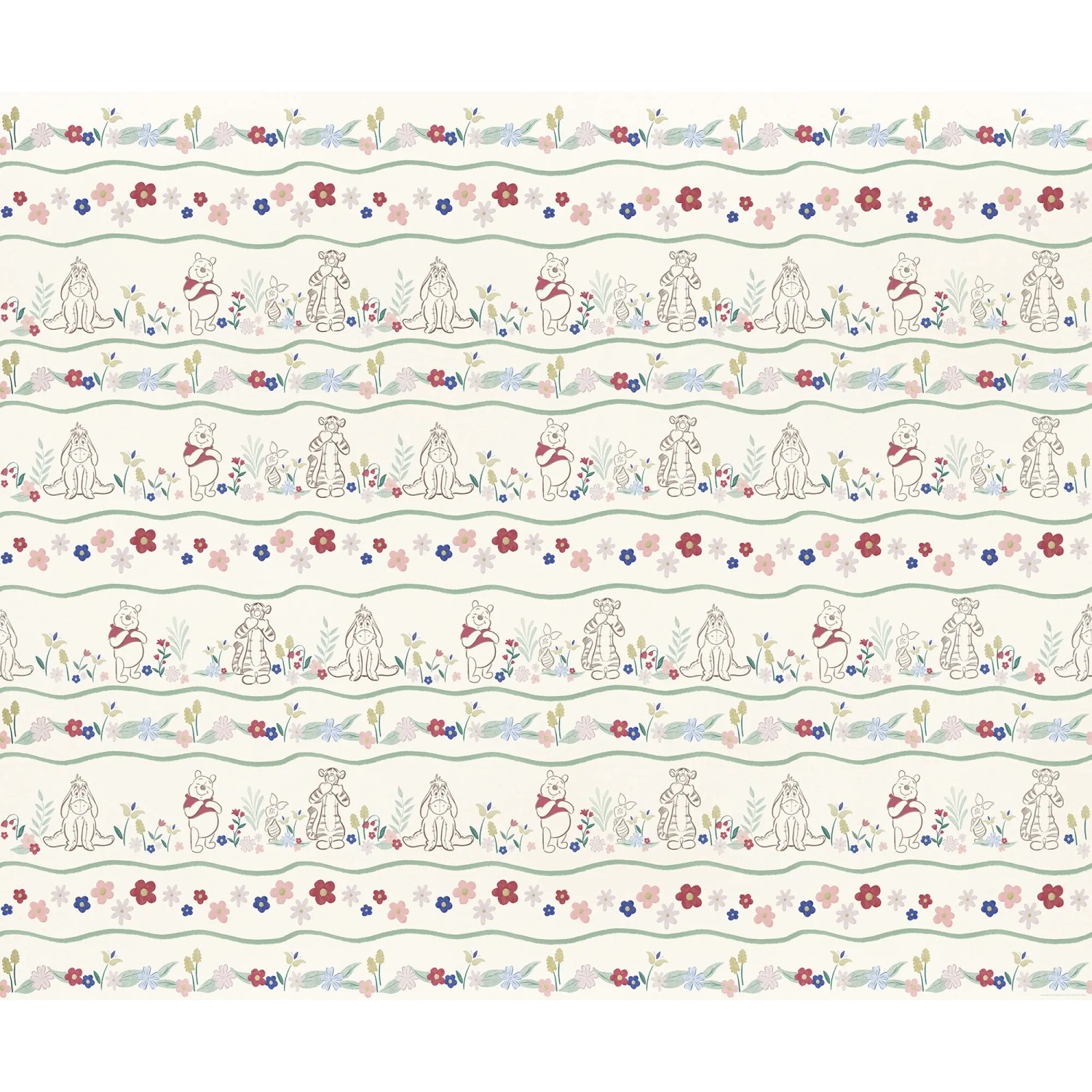E-shop Komar Vliesová fototapeta Disney Winnie Pooh Friends In Garden 300 x 250 cm