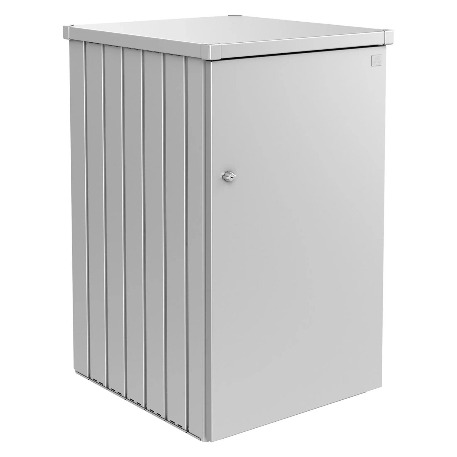 E-shop Biohort Box na odpadkový kôš Alex 1 strieborný 80 x 88 x 129 cm