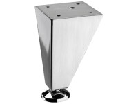 Hettich Nábytková noha Gaja 70 mm x 70 mm x 100 mm chrómovaná