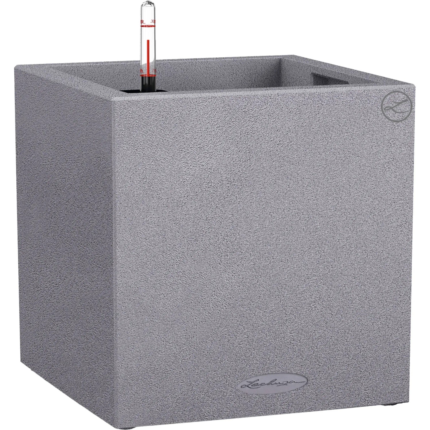 E-shop Lechuza Kvetináč Canto Stone Low 30 sivý, 300 x 300 x 560 mm