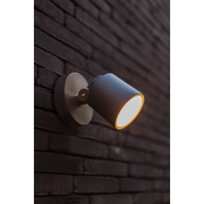Lutec LED vonkajšie nástenné svietidlo Explorer, nastaviteľné vonkajšie svetlo na montáž na stenu.