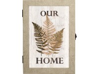 Bondecor Skrinka na kľúče, Home, plastová, 20 x 30 cm