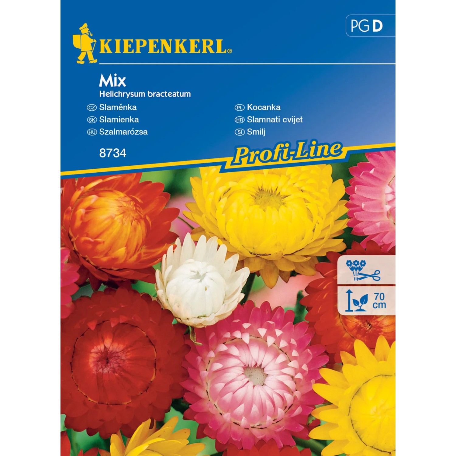 E-shop KIEPENKERL Slamienka (Helichrysum bracteatum) Mix