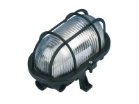 Lena-lighting Stropné/nástenné svietidlo oválne čierne 170 x 125 x 110 mm