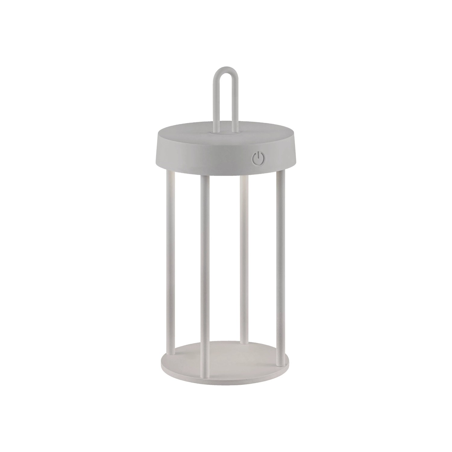 E-shop Just Light. Nabíjacia stolná LED lampa Anselm IP44 greige pr. 12,8 x 28,4 cm
