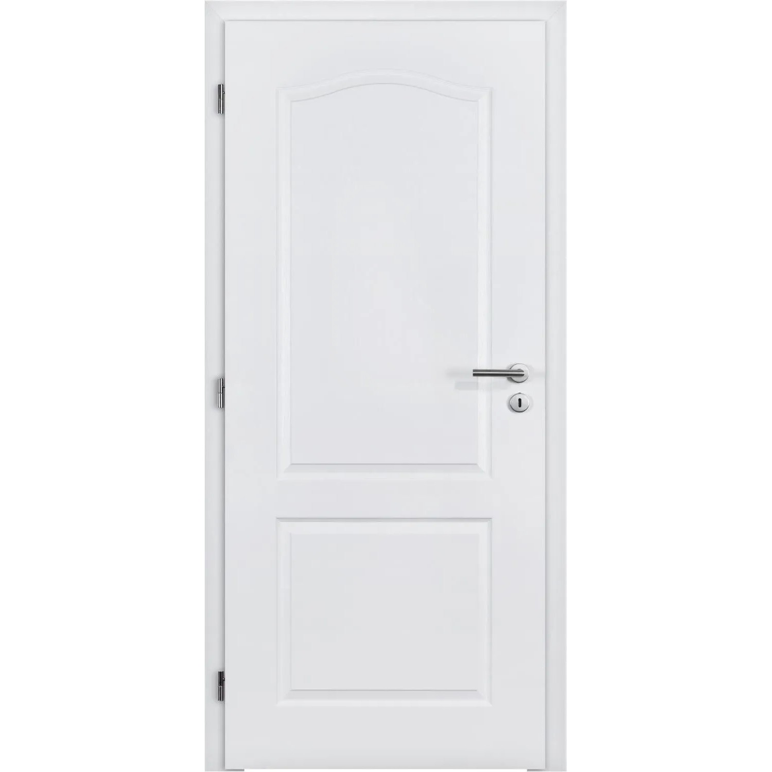 E-shop Doornite Interiérové dvere Claudius plné lakované, biele, 60 Ľ