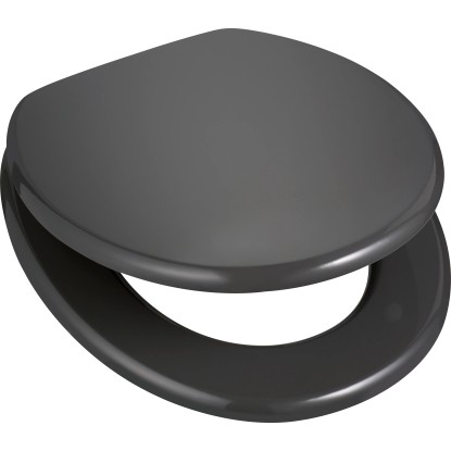 baliv WC záchodová doska Pollino sivá s automatickým sklápaním