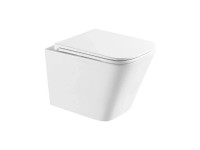 Sanotechnik Závesné WC NOVA, bez okraja 34 x 49 x 35 cm