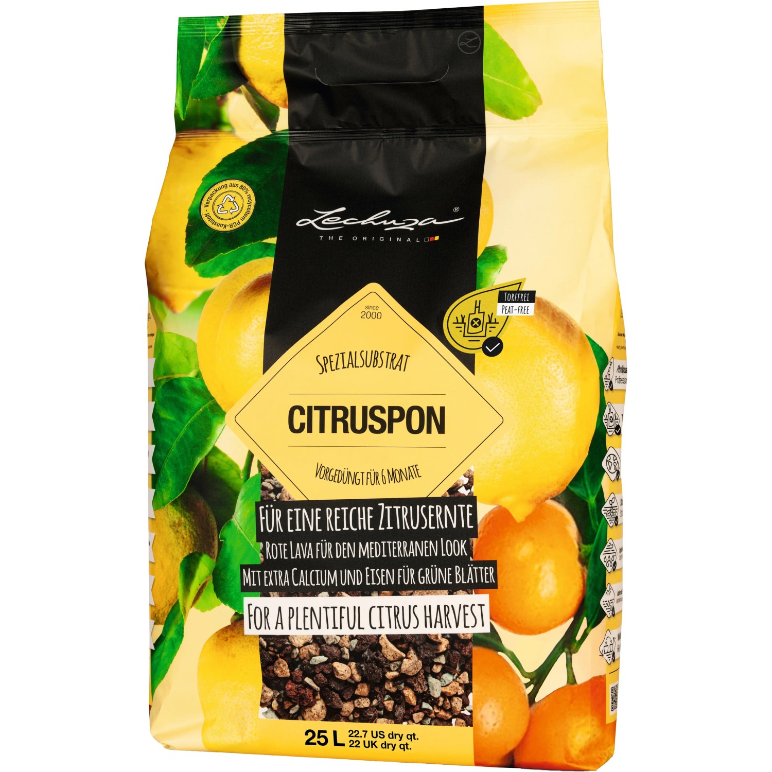 E-shop LECHUZA CITRUSPON Špeciálny substrát pre citrusy 25 l