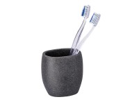 Wenko Pohár na zubné kefky Puro antracitový polyrezín 9,4 x 9,4 x 6,5 cm Wenko Pohár na zubné kefky Puro antracitový polyrezín 9,4 x 9,4 x 6,5 cm