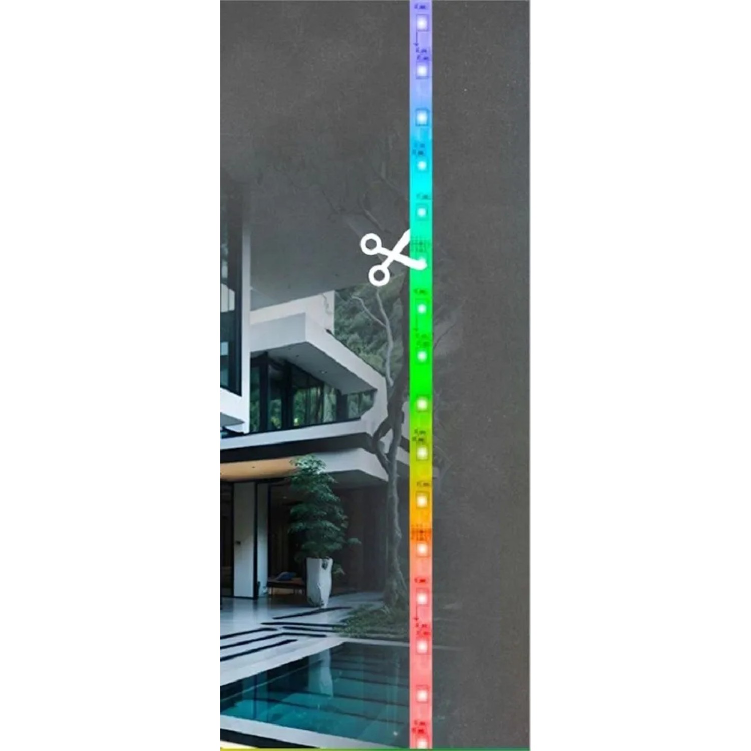 E-shop Briloner LED pásik samolepiaci IP44, Wifi, RGBW, základná súprava, 2 m
