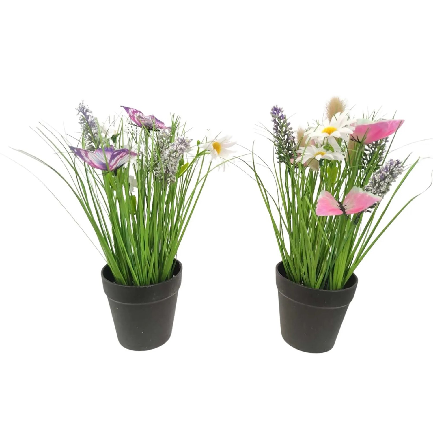E-shop Boltze Umelá rastlina v kvetináči Kaia rôzne druhy 27 x 27 x 27 cm, 1 ks