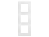 Legrand Trojnásobný krycí rámček Niloé, biela