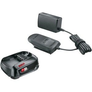 Bosch Akku Starter-Set 18V/2,5 Ah so sadou akumulátora a nabíjačky pre elektrické náradie.