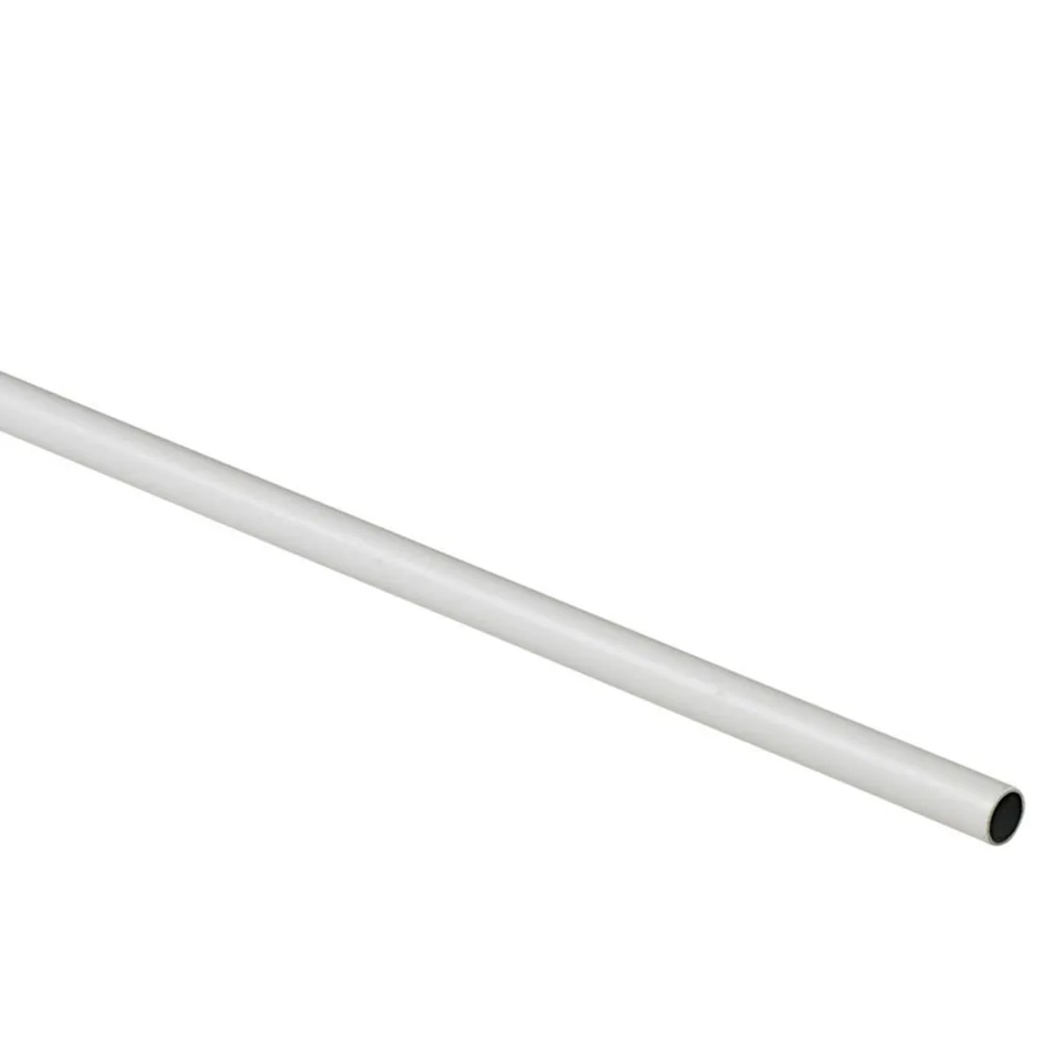 E-shop Hettich Šatníková tyč guľatá, pr. 20 x 600 mm biela
