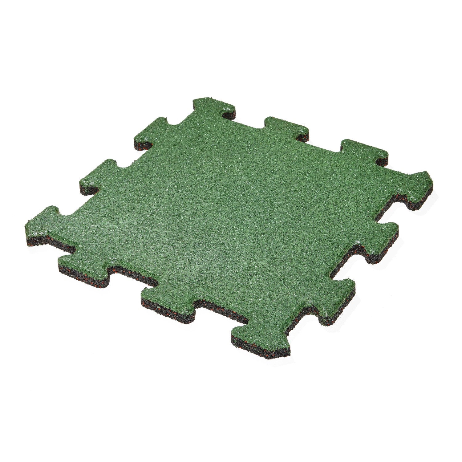E-shop MAX3 Gumová dlažba PUZZLE zelená 500 x 500 x 25 mm