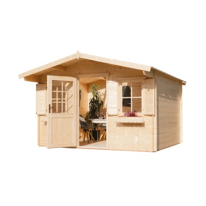 Maone Drevený záhradný domček Kika B1 s podlahou, 391 x 299 cm