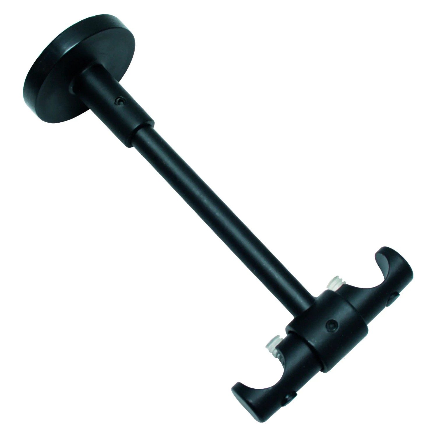 E-shop Gardinia stropný nosník Memphis otvorený čierny 13,5 cm
