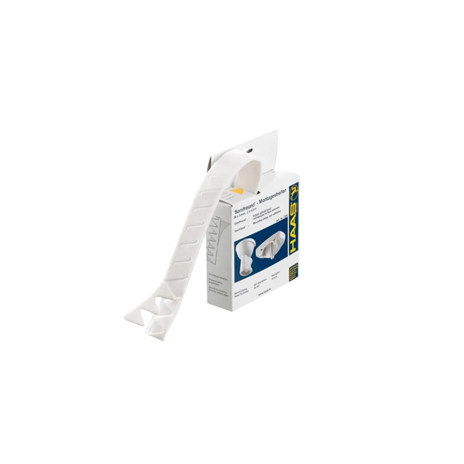 E-shop OTTO HAAS Monážna páska 2 X 4500 mm PE, biela