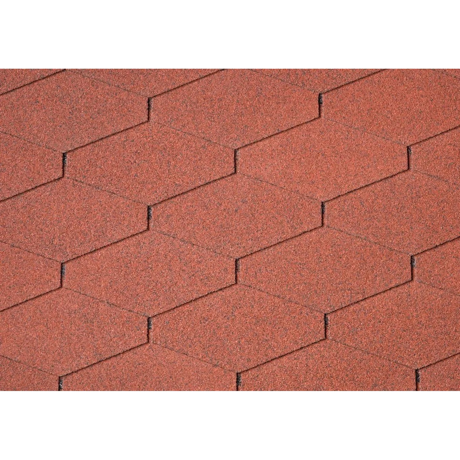 E-shop Onduline Asfaltový šindeľ Bardoline CLASSIC triangular, červený mix, 2 m2