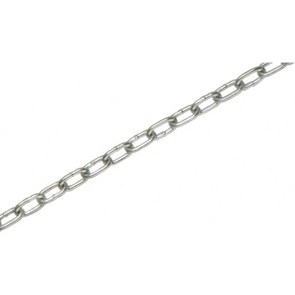 LUX-TOOLS Reťaz polodlhý článok okrúhly žiarovo pozinkovaný pr. 4 mm - metráž