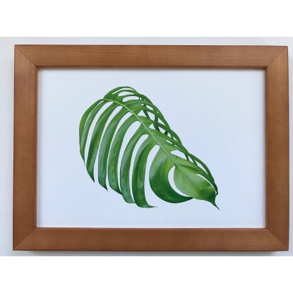 Bondecor Fotorám drevený hladký béžový 30 x 40 cm