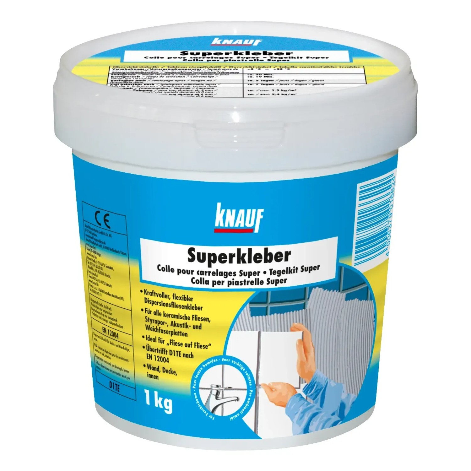 E-shop Knauf Lepidlo na obklady Superkleber šedé 1kg