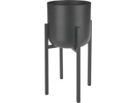 Kvetináč s nohou čierny pr. 14 x 22,5 cm