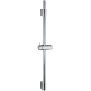 Wenko Classic chrómová sprchová tyč, 70 cm, z nehrdzavejúcej ocele s nastaviteľným držiakom sprchy.