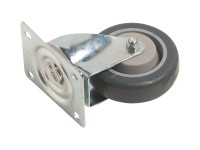 OBI Otočné koliesko s obručou z termoplastu a brzdou, pr. 100 mm, 150 kg