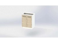 Black&White Style Spodná skrinka Lina D60, 81,5 x 60 x 45,6 cm