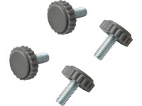 Krytky na nožičky záhradného stola Iparia sa skl. doskou, 4 ks