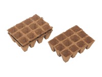 OBI Living Garden Výsadbové kvetináče hranaté 36 ks, 4 x 4 cm