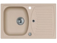 Alveus Granitový drez Record 30, béžová, 78 x 48 cm Alveus Granitový drez Record 30, béžová, 78 x 48 cm